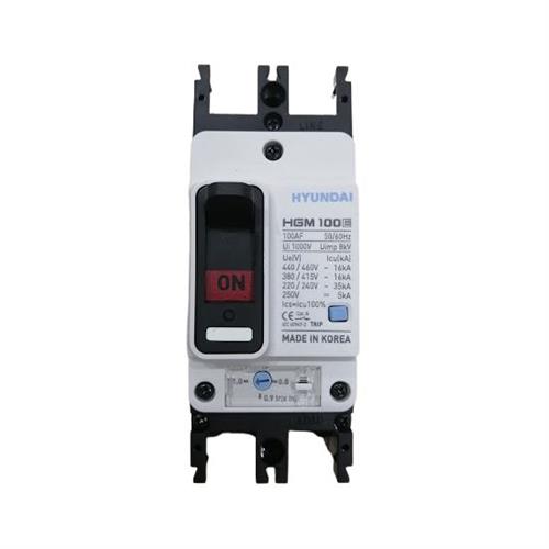 MCCB HYUNDAI 2P 16A 35kA ( HGM100E-F )